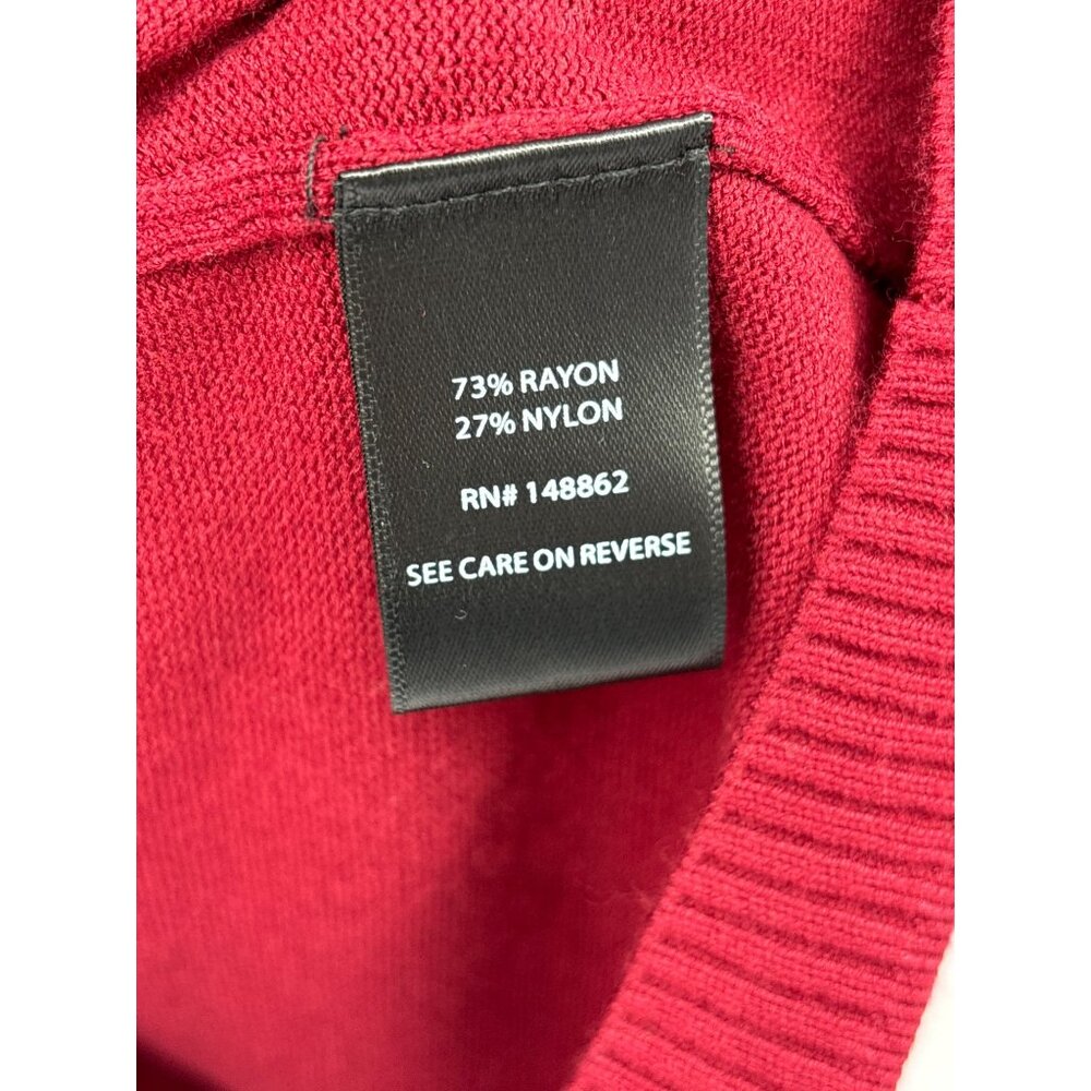 Torrid Pullover Keyhole Fitted Sweater Red 1X NEW - Picture 6 of 7